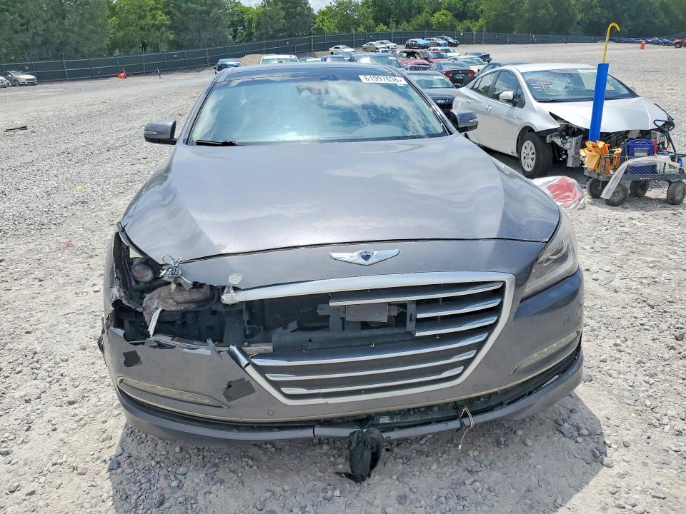 2015 Hyundai Genesis VIN KMHGN4JF5FU074554 COPART salvage auction — FRONT END, Sc - Certificate Of Title (P), sold $2,750 on 2026-07-30 (photo 5)