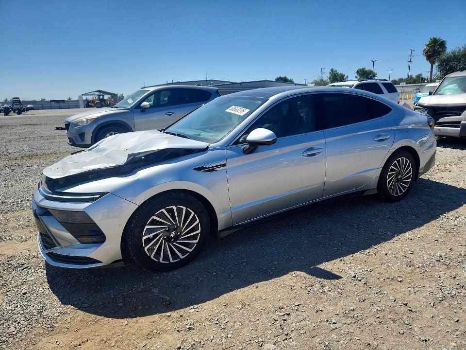 2024 Hyundai Sonata VIN KMHL54JJ5RA100367 COPART salvage auction — FRONT END, Ca - Salvage Certificate, sold $125 on 2026-07-24 (photo 1)
