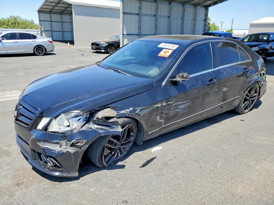 2010 Mercedes-benz E-klasse VIN WDDHF5GB9AA070961 COPART salvage auction — FRONT END, CA - SALVAGE CERTIFICATE, sold $950 on 2026-07-23 (photo 1)