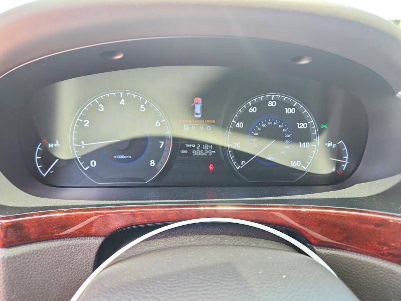 2011 Hyundai Equus VIN KMHGH4JF6BU034078 COPART salvage auction — FRONT END, NC - SALVAGE CERTIFICATE OF TITLE (P), sold $2,850 on 2026-07-22 (photo 9)