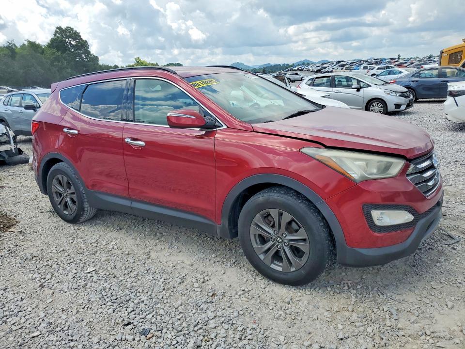 2013 Hyundai Santa fe VIN 5XYZU3LB9DG040135 COPART salvage auction — MINOR DENT/SCRATCHES, Mt - Certificate Of Title, sold $225 on 2026-07-21 (photo 4)