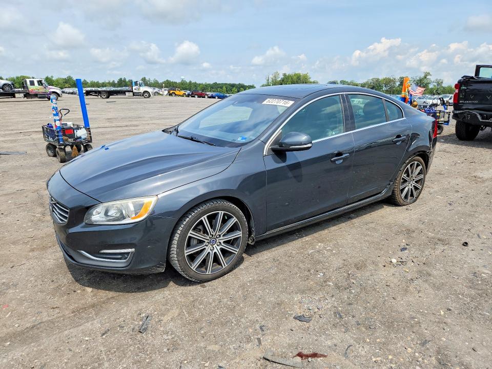 2015 Volvo S60 VIN YV149MFK5F1343312 COPART salvage auction — REAR END, Va - Cert Of Title - Salvage, sold $2,700 on 2026-08-12 (photo 1)