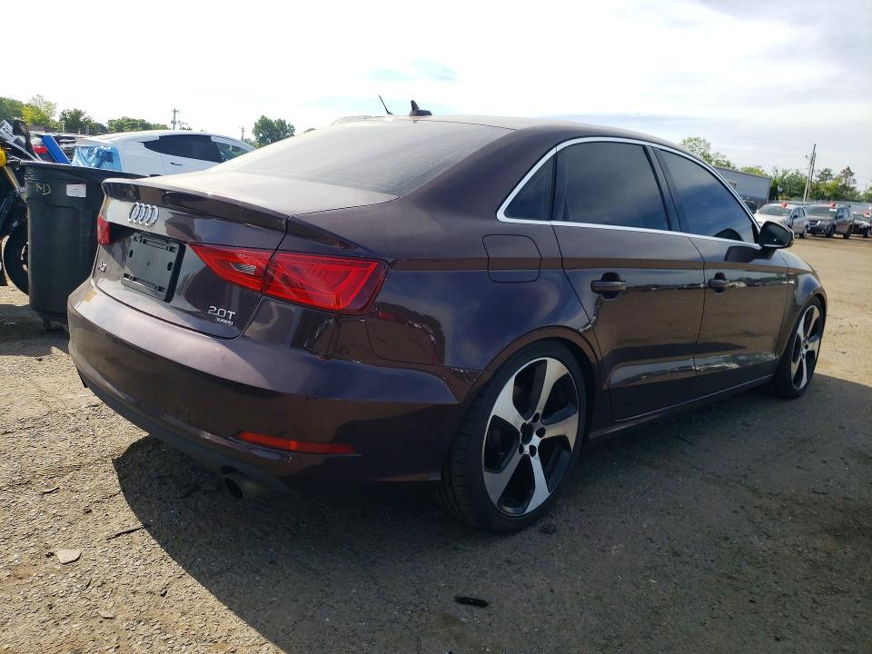 2015 Audi A3 VIN WAUEFGFF1F1029595 COPART salvage auction — FRONT END, Ct - Cert Of Title-Salvage, sold $1,950 on 2026-07-28 (photo 3)