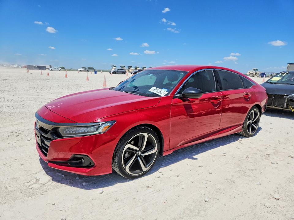2022 Honda Accord VIN 1HGCV1F38NA058284 — COPART salvage auction photo
