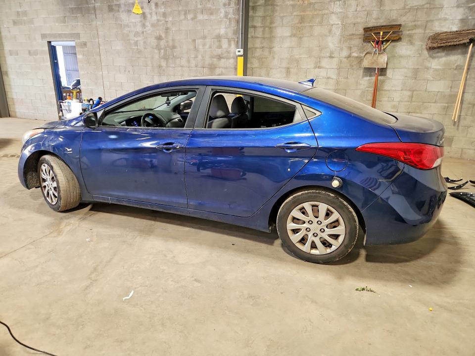 2013 Hyundai Elantra VIN KMHDH4AE9DU565014 COPART salvage auction — SIDE, Pa - Cert Of Title, sold $350 on 2026-07-22 (photo 2)