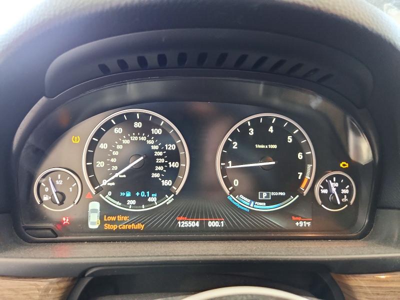 2014 BMW 5er VIN WBA5A7C58ED616237 COPART salvage auction — FRONT END, Salvage Title, sold $725 on 2026-07-28 (photo 9)
