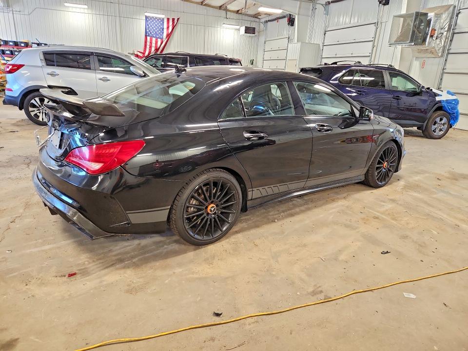 2016 Mercedes-benz Cla-klasse amg VIN WDDSJ5CB1GN354936 COPART salvage auction — HAIL, Mn - Cert Of Title-Salvage, sold $8,900 on 2026-07-16 (photo 3)