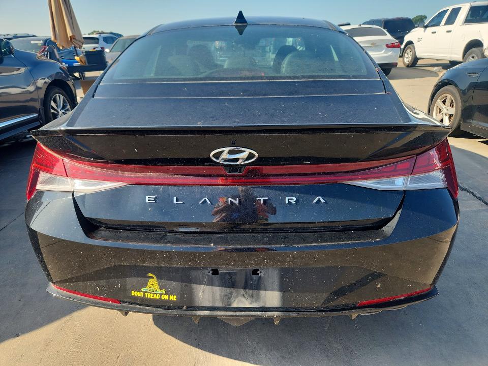 2023 Hyundai Elantra VIN KMHLR4AF2PU587491 COPART salvage auction — FRONT END, Tx - Certificate Of Title (P), sold $7,300 on 2026-07-20 (photo 6)