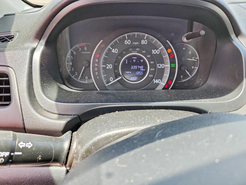 2012 Honda Cr-v VIN JHLRM3H71CC007611 COPART salvage auction — SIDE, Fl - Cert Of Title Slvg Rebuildable, sold $2,550 on 2026-07-27 (photo 9)