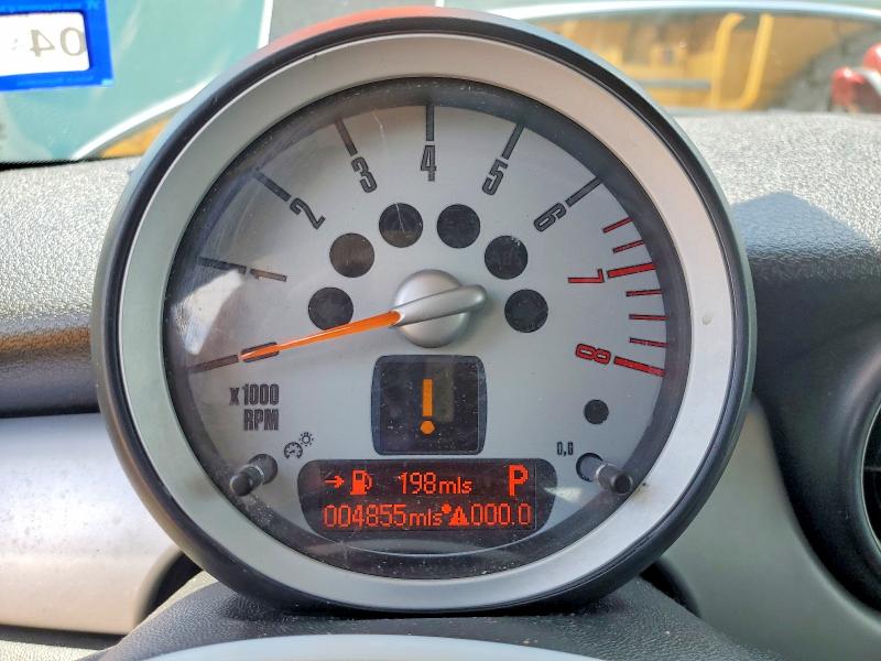2007 Mini Cooper VIN WMWMF33577TT51325 COPART salvage auction — FRONT END, TX - SALVAGE VEHICLE TITLE (P), sold $150 on 2026-07-13 (photo 9)
