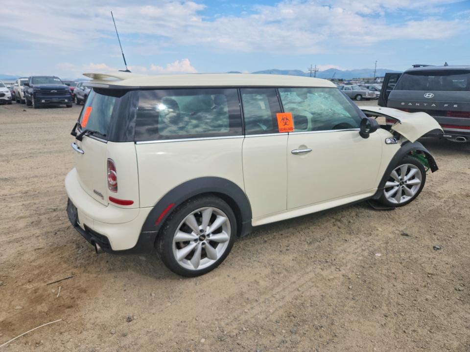 2012 Mini Cooper VIN WMWZG3C55CTY39136 COPART salvage auction — FRONT END, Salvage Title, sold $175 on 2026-09-01 (photo 3)