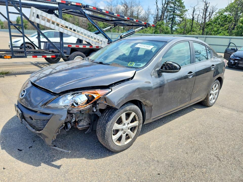 2011 Mazda 3 VIN JM1BL1VG3B1363739 COPART salvage auction — FRONT END, NY - MV-907A SALVAGE CERTIFICATE, sold $450 on 2026-07-20 (photo 1)