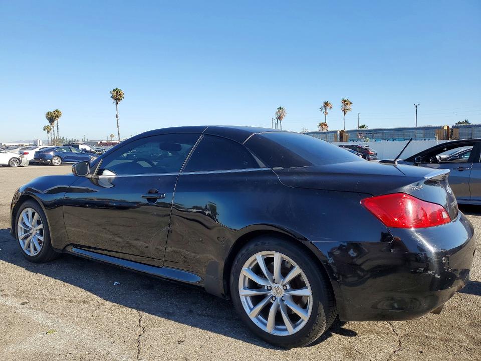 2011 Infiniti G37 VIN JN1CV6FE7BM952710 COPART salvage auction — SIDE, CA - SALVAGE CERTIFICATE, sold $50 on 2026-07-24 (photo 2)