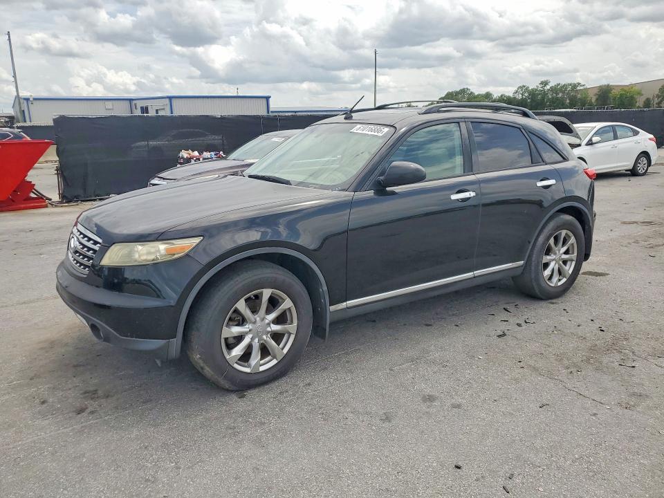 2007 Infiniti Fx35 VIN JNRAS08W27X207272 COPART salvage auction — MINOR DENT/SCRATCHES, FL - CERTIFICATE OF TITLE (P), sold $375 on 2026-07-23 (photo 1)