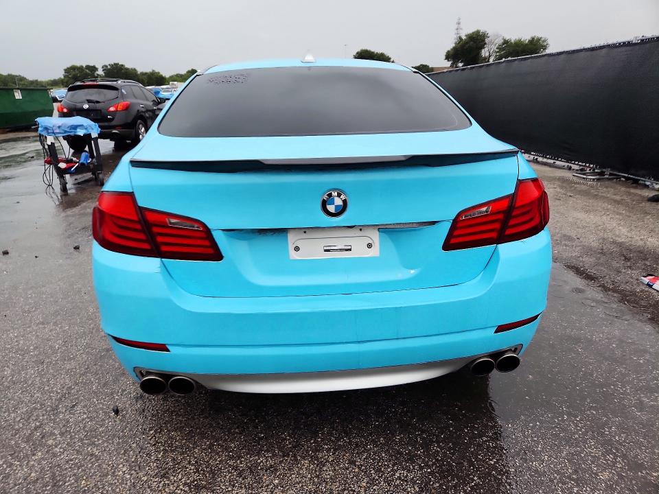 2011 BMW 5 series VIN WBAFR9C53BC757470 COPART salvage auction — FRONT END, FL - CERTIFICATE OF TITLE (P), sold $375 on 2026-07-23 (photo 6)