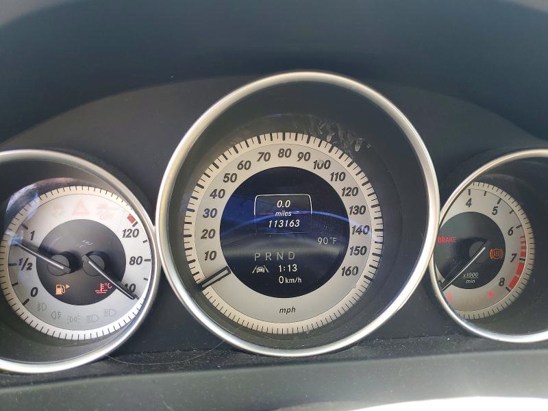 2013 Mercedes-benz C-klasse VIN WDDGF8AB1DG083484 COPART salvage auction — FRONT END, Pa - Certificate Of Salvage, sold $400 on 2026-07-29 (photo 9)