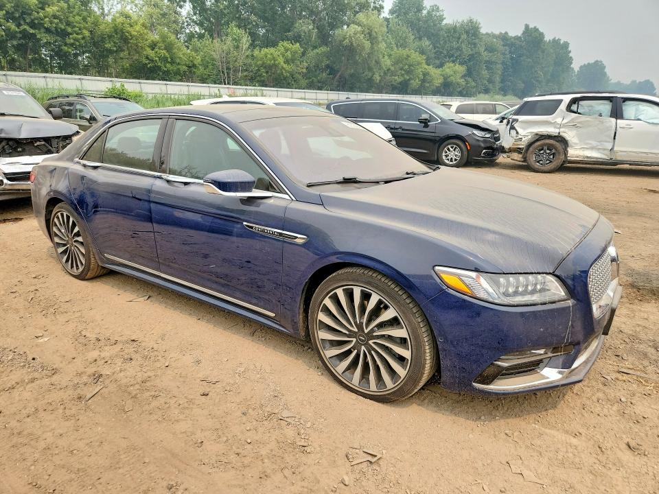 2019 Lincoln Continental VIN 1LN6L9BC0K5607448 COPART salvage auction — FRONT END, Salvage Title, sold $17,500 on 2026-08-26 (photo 4)