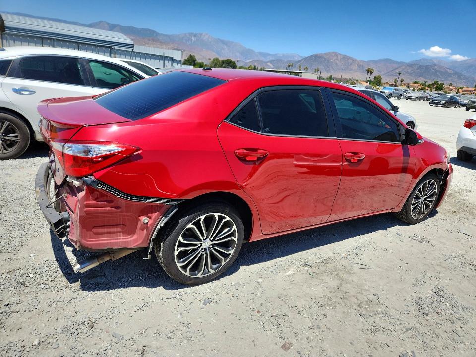 2016 Toyota VIN 5YFBURHE4GP411872 COPART salvage auction — REAR END, Ca - Salvage Certificate, sold $3,600 on 2026-07-15 (photo 3)