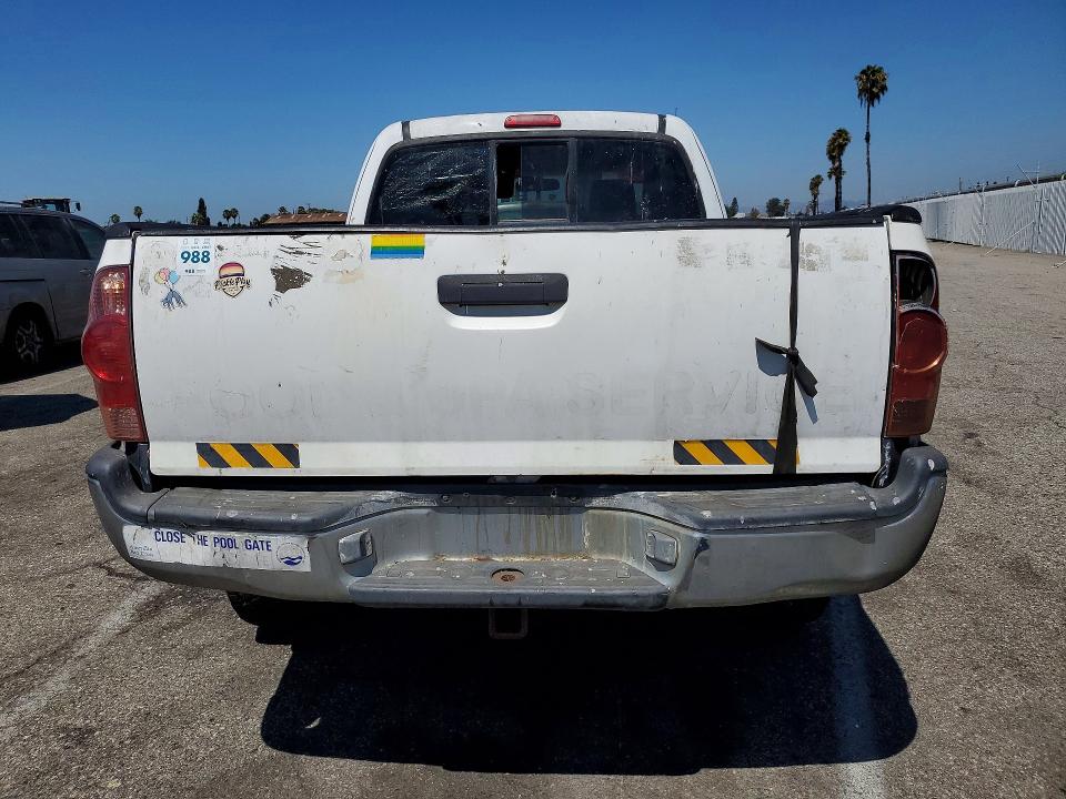 2006 Toyota Tacoma VIN 5TETU62N16Z151161 COPART salvage auction — FRONT END, Ca - Dis/Dlr/Exp Only Clean Title, sold $2,450 on 2026-07-31 (photo 6)