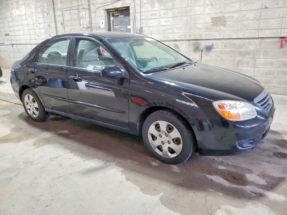 2008 Kia Spectra VIN KNAFE121285565062 COPART salvage auction — HAIL, MN - CERTIFICATE OF TITLE, sold $400 on 2026-07-07 (photo 4)