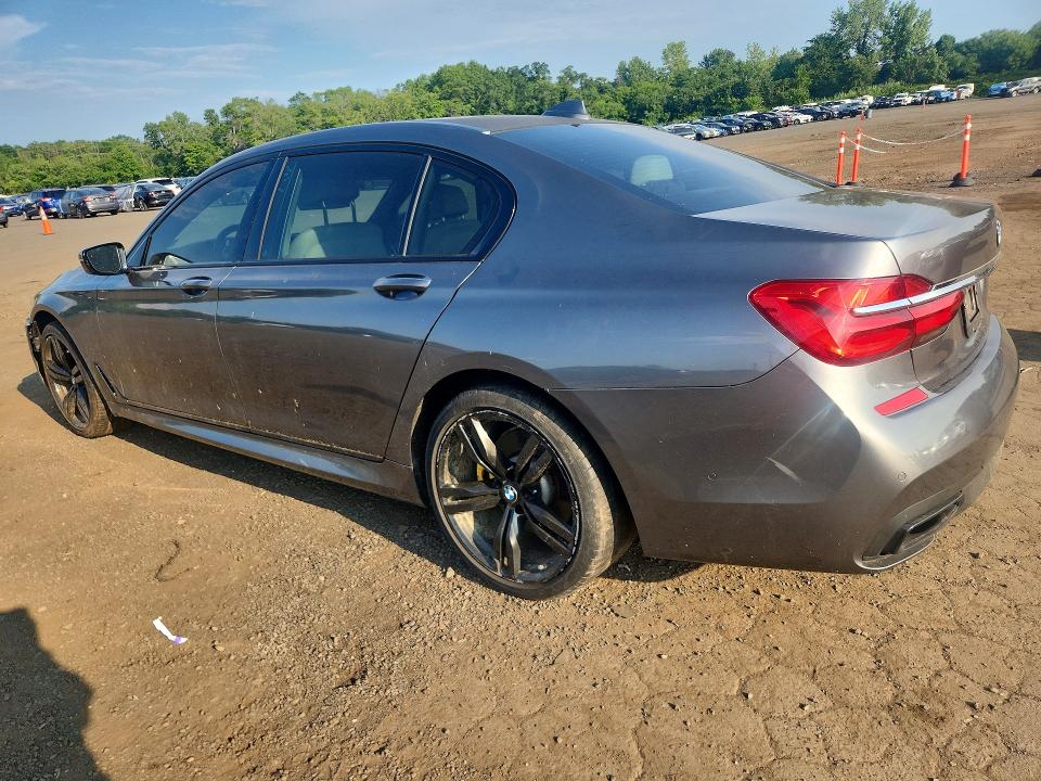 2017 BMW 7er VIN WBA7E2C58HG740107 COPART salvage auction — REAR END, Ny - Mv-907A Salvage Certificate, sold $6,200 on 2026-08-07 (photo 2)