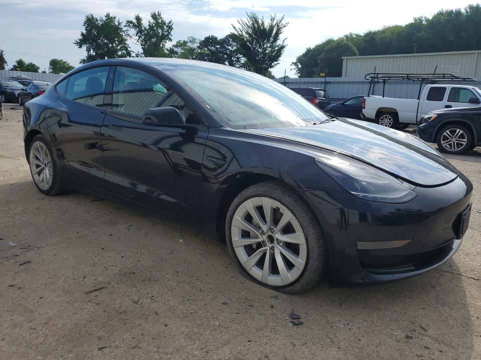 2023 Tesla Model 3 VIN 5YJ3E1EA6PF449183 COPART salvage auction — REAR END, Ny - Certificate Of Title, sold $10,600 on 2026-07-20 (photo 4)