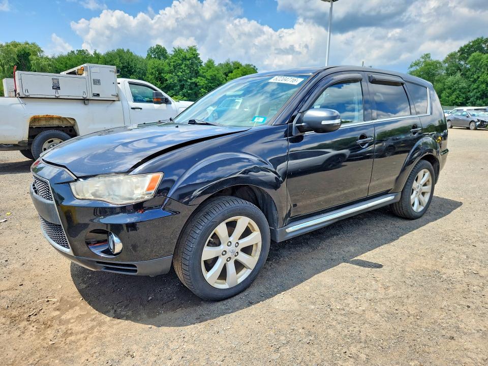2010 Mitsubishi Outlander VIN JA4JT5AXXAZ007145 COPART salvage auction — FRONT END, NH - CERTIFICATE OF TITLE (P), sold $950 on 2026-07-27 (photo 1)