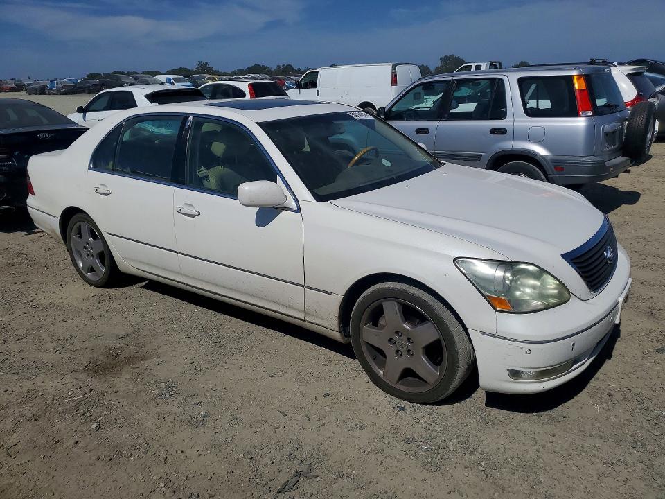 2005 Lexus Ls 430 VIN JTHBN36F155014750 COPART salvage auction — MINOR DENT/SCRATCHES, Ca - Dis/Dlr/Exp Only Clean Title, sold $450 on 2026-07-16 (photo 4)