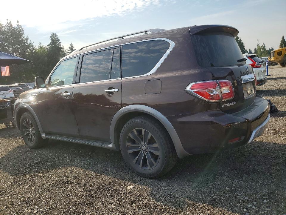 2017 Nissan Armada VIN JN8AY2NE4H9704730 COPART salvage auction — MECHANICAL, WA - VEHICLE CERT OF OWNERSHIP-TITL (P), sold $125 on 2026-07-28 (photo 2)