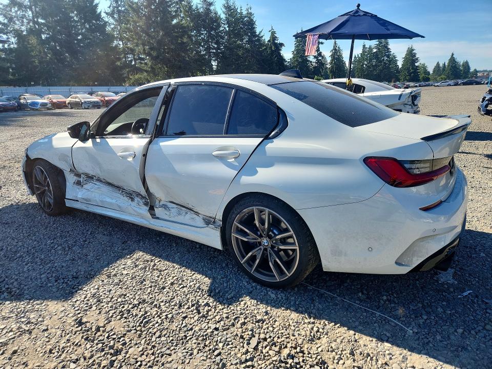 2020 BMW M340i VIN 3MW5U7J04L8B43039 COPART salvage auction — SIDE, WA - BILL OF SALE, sold $18,600 on 2026-07-10 (photo 2)