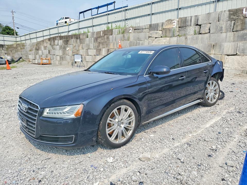2015 Audi A8 quattro VIN WAUJ2AFD3FN036689 COPART salvage auction — REAR END, Oh - Certificate Of Title, sold $125 on 2026-07-31 (photo 1)