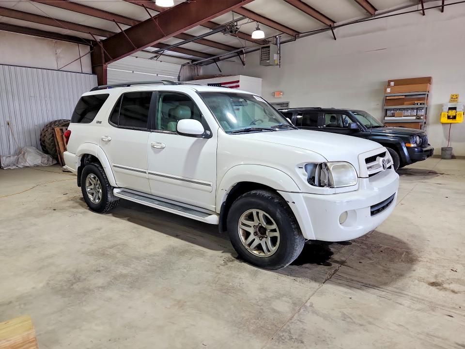 2005 Toyota Sequoia VIN 5TDBT44A75S238023 COPART salvage auction — MECHANICAL, WV - NON PUBLIC CLEAN TITLE, sold $350 on 2026-07-18 (photo 4)