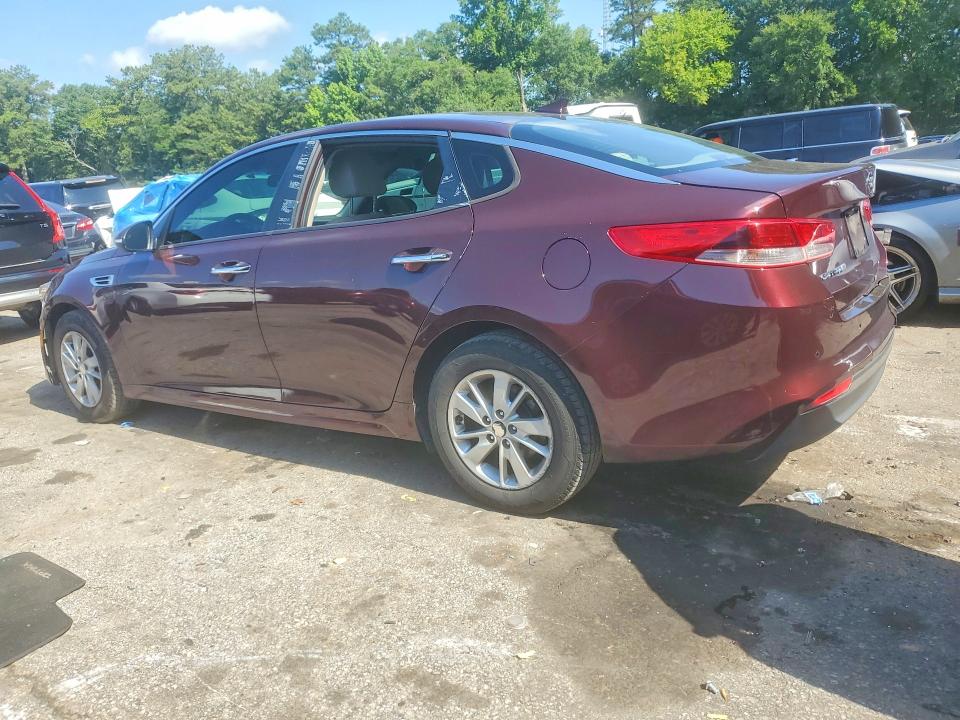 2018 Kia Optima VIN 5XXGT4L34JG233317 COPART salvage auction — VANDALISM, Ga - Cert Of Title-Salvage, sold $900 on 2026-07-24 (photo 2)