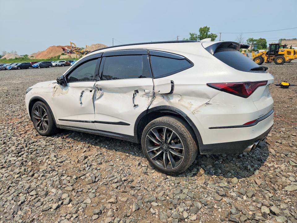 2023 Acura Mdx VIN 5J8YD8H81PL000860 COPART salvage auction — FRONT END, Ny - Mv-907A Salvage Certificate, sold $8,500 on 2026-07-30 (photo 2)