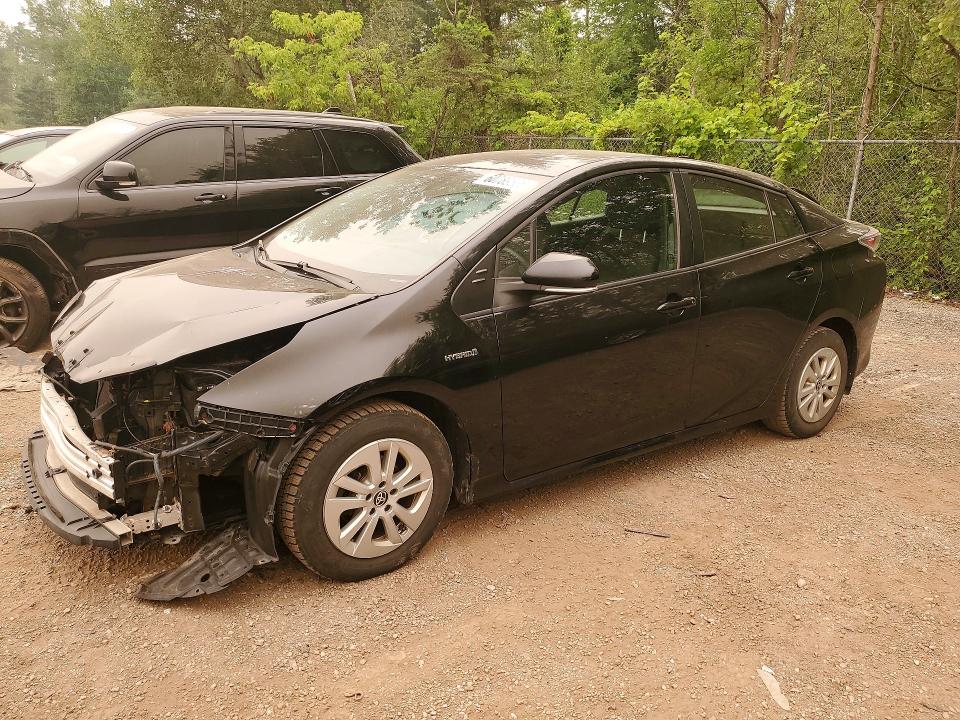 2016 Toyota Prius VIN JTDKBRFU0G3019321 COPART salvage auction — FRONT END, ON - PERMIT NO BRAND - UNFIT, sold $1,850 on 2026-07-28 (photo 1)