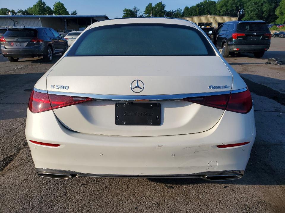 2023 Mercedes-benz S-klasse VIN W1K6G6DBXPA186838 COPART salvage auction — WATER/FLOOD, NY - MV907A-FLOOD SALVAGE, sold $23,500 on 2026-07-23 (photo 6)