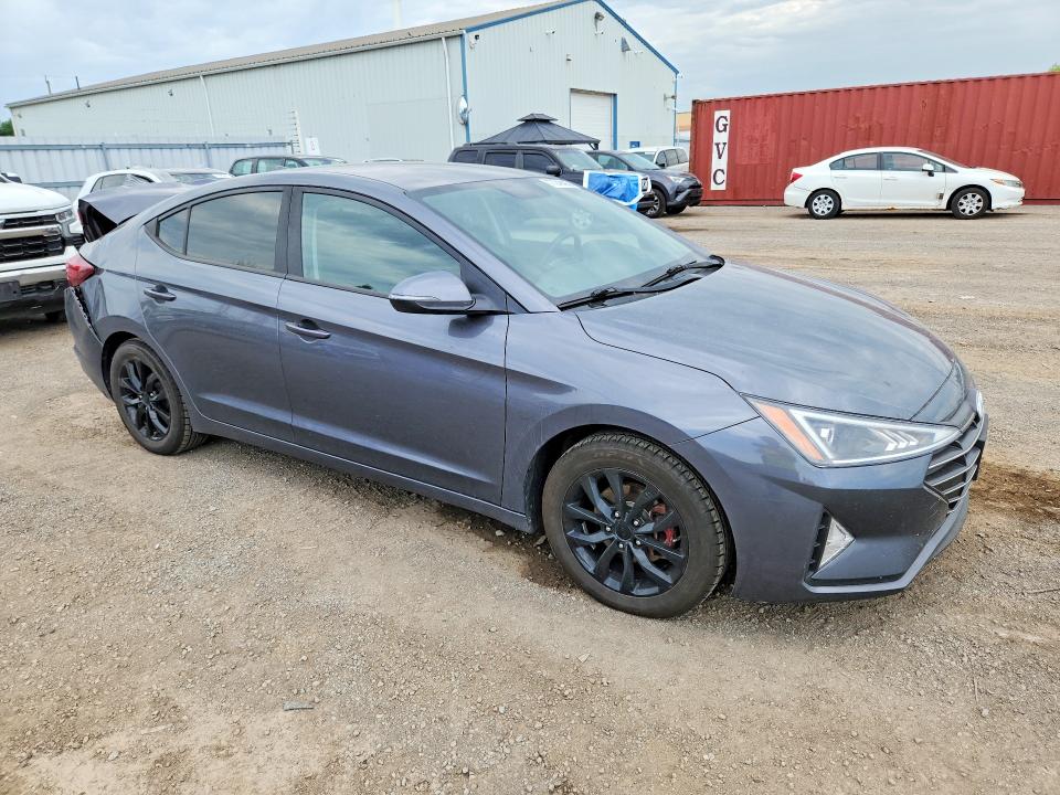 2019 Hyundai Elantra VIN KMHD84LF9KU801633 COPART salvage auction — REAR END, ON - PERMIT SALVAGE, sold $3,150 on 2026-07-21 (photo 4)
