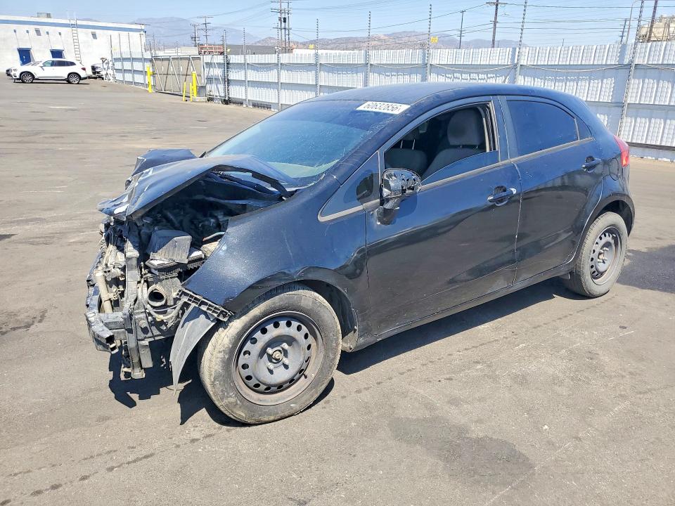 2015 Kia Rio VIN KNADM5A35F6494175 COPART salvage auction — FRONT END, Ca - Salvage Certificate, sold $250 on 2026-07-29 (photo 1)