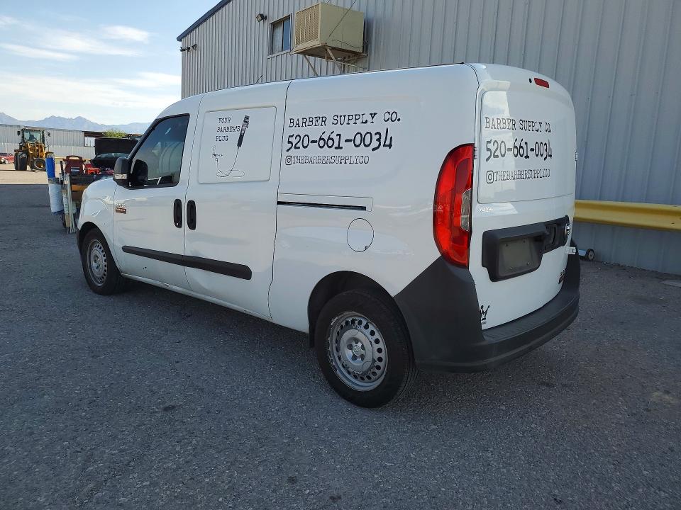 2017 Ram Promaster city VIN ZFBERFAB5H6F46788 COPART salvage auction — UNDERCARRIAGE, Az - Cert Of Title - Salvage, sold $1,700 on 2026-08-12 (photo 2)