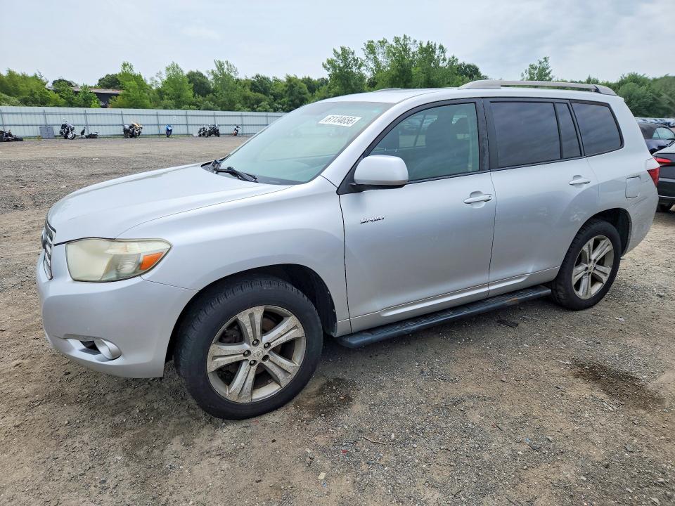 2008 Toyota Highlander VIN JTEES43A482099526 COPART salvage auction — MINOR DENT/SCRATCHES, Ma - Certificate Of Title, sold $125 on 2026-07-29 (photo 1)