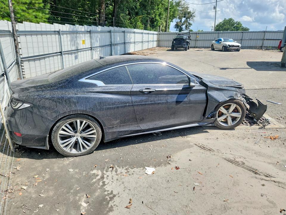 2017 Infiniti Q60 VIN JN1CV7EL9HM320046 COPART salvage auction — FRONT END, FL - CERTIFICATE OF TITLE, sold $1,250 on 2026-07-31 (photo 3)