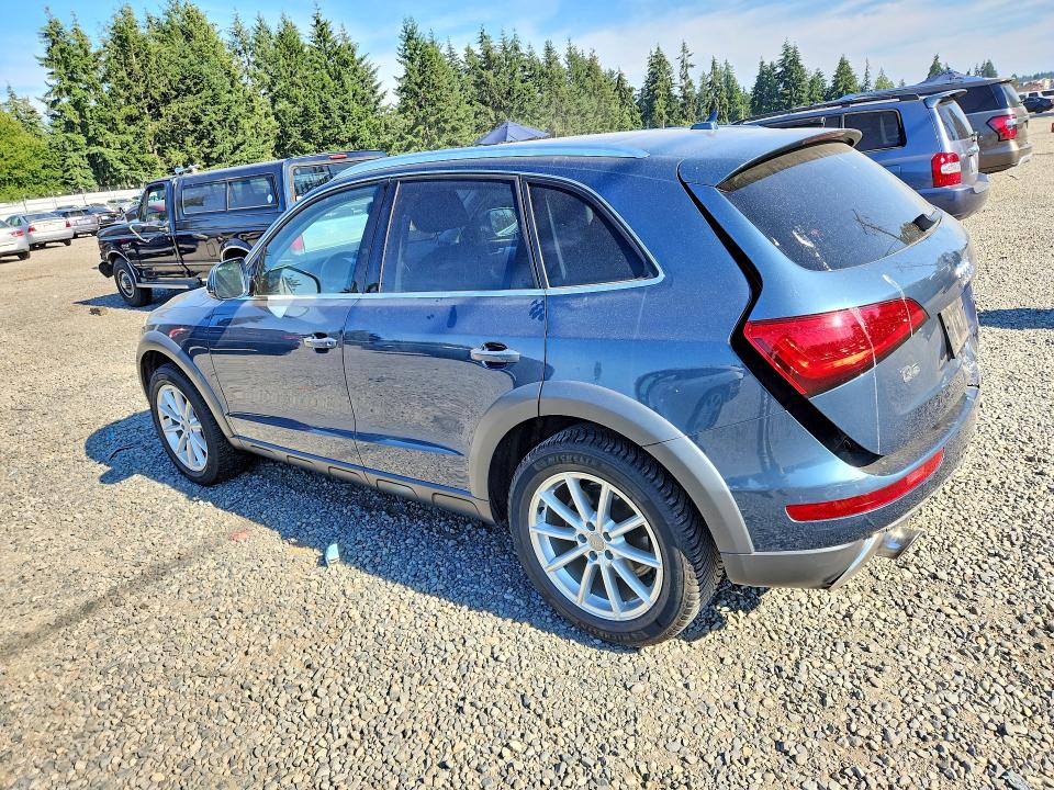 2017 Audi Q5 VIN WA1L2AFP3HA078726 COPART salvage auction — REAR END, Wa - Bill Of Sale, sold $175 on 2026-07-28 (photo 2)