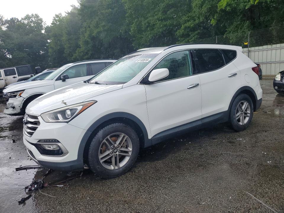 2017 Hyundai Santa fe VIN 5XYZU3LB5HG390593 COPART salvage auction — MECHANICAL, Ga - Certificate Of Title, sold $300 on 2026-07-17 (photo 1)