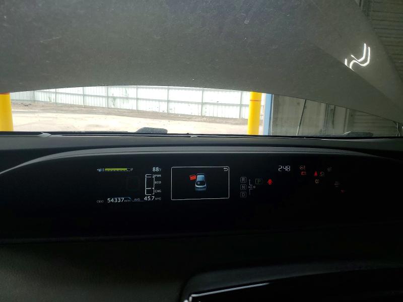 2022 Toyota Prius VIN JTDL9MFU0N3034739 COPART salvage auction — SIDE, NY - MV-907A SALVAGE CERTIFICATE, sold $4,750 on 2026-07-27 (photo 9)