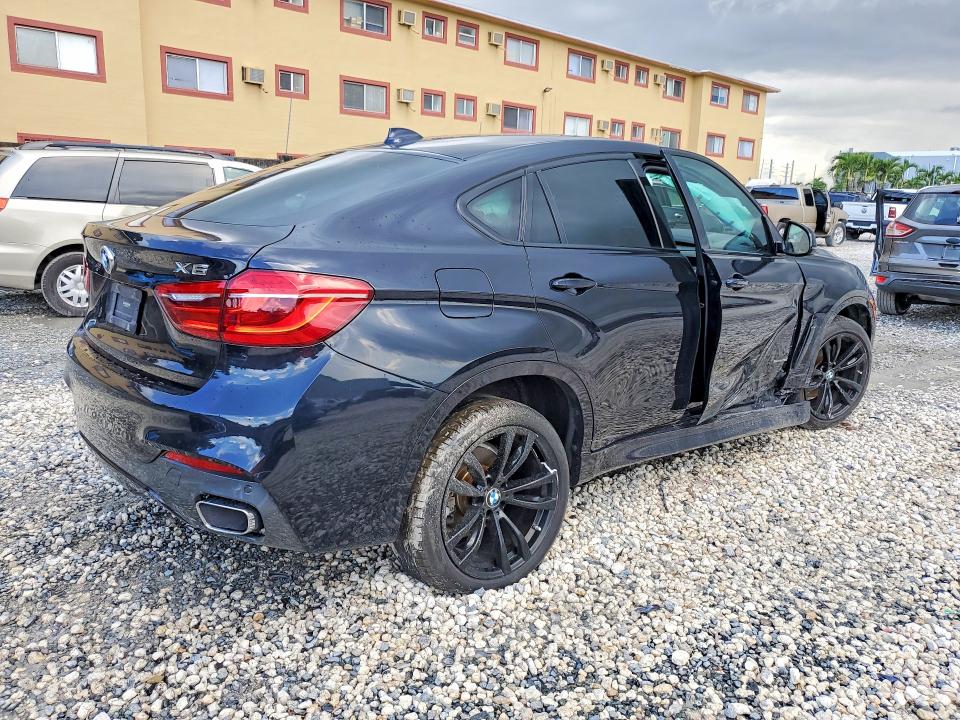 2017 BMW X6 VIN 5UXKU0C37H0G57488 COPART salvage auction — SIDE, Fl - Cert Of Title Slvg Rebuildable, sold $9,300 on 2026-07-17 (photo 3)