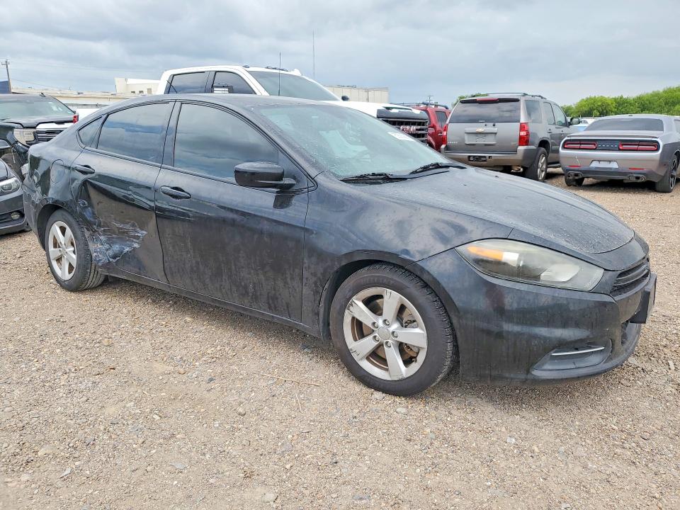 2016 Dodge Dart VIN 1C3CDFBB9GD645529 COPART salvage auction — SIDE, Tx - Salvage Vehicle Title, sold $500 on 2026-07-29 (photo 4)