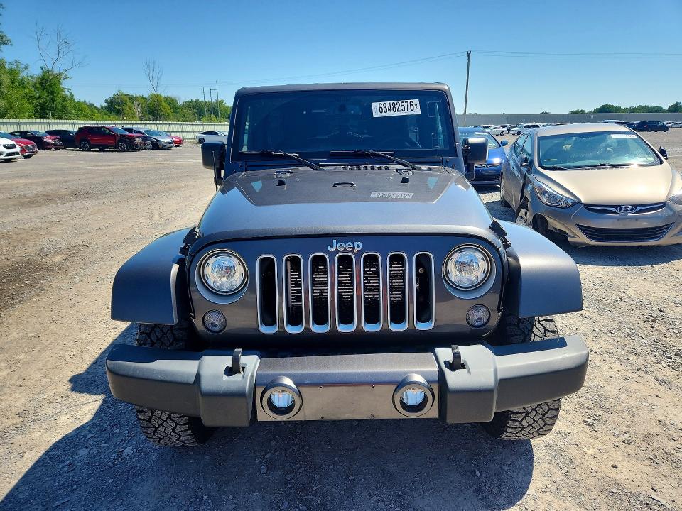 2017 Jeep Wrangler / VIN 1C4BJWEG7HL553026 COPART salvage auction — NORMAL WEAR, Ny - Certificate Of Title (P), sold $9,500 on 2026-08-16 (photo 5)