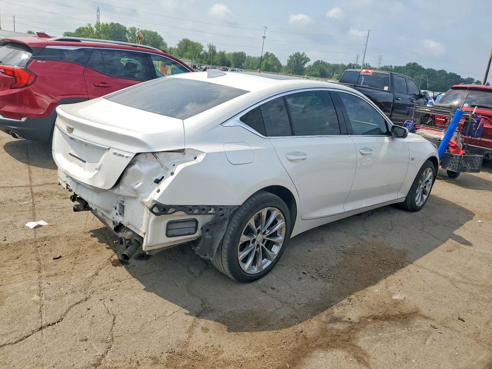 2021 Cadillac Ct5 VIN 1G6DT5RK9M0118857 COPART salvage auction — REAR END, Mi - Cert Of Title-Rebuilt Salvage, sold $9,700 on 2026-08-18 (photo 3)