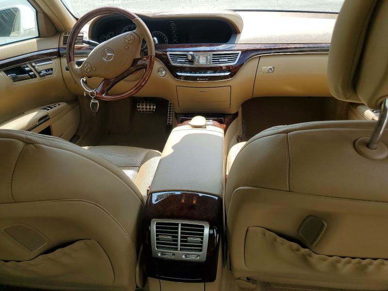 2010 Mercedes-benz S class VIN WDDNG8GB6AA350287 COPART salvage auction — REAR END, NY - MV-907A SALVAGE CERTIFICATE, sold $3,900 on 2026-08-04 (photo 8)