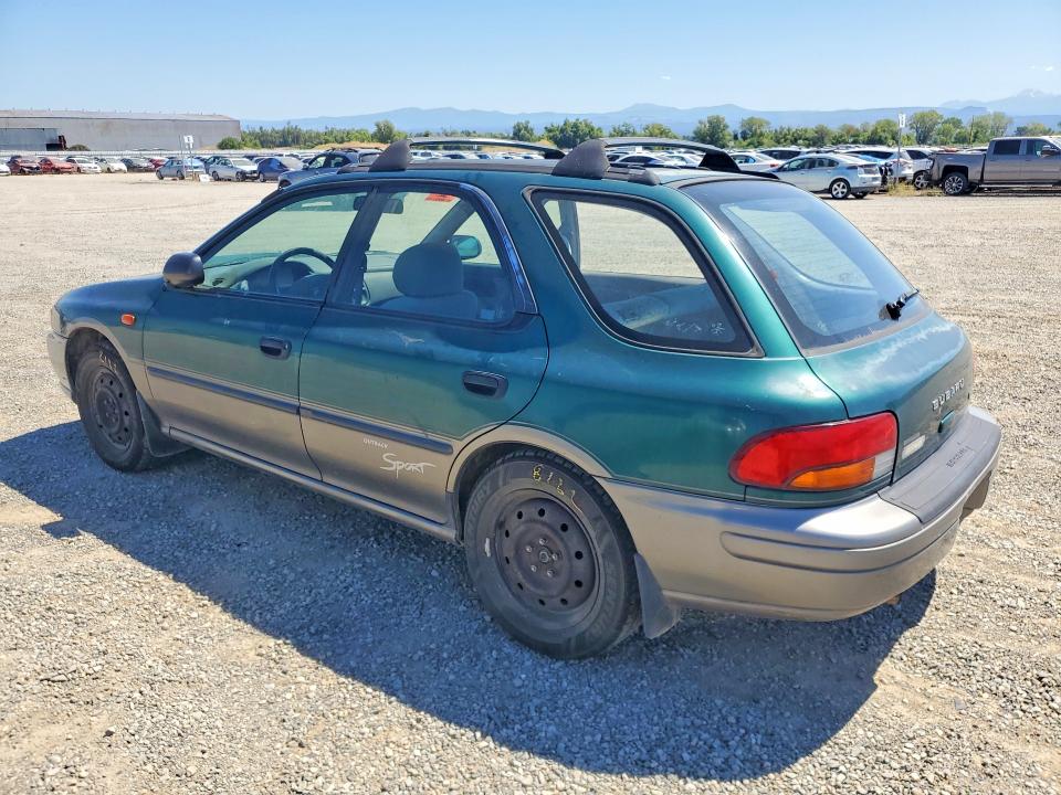 1997 Subaru Impreza VIN JF1GF485XVH806365 COPART salvage auction — SIDE, CA - SALVAGE CERTIFICATE, sold $60 on 2026-07-31 (photo 2)